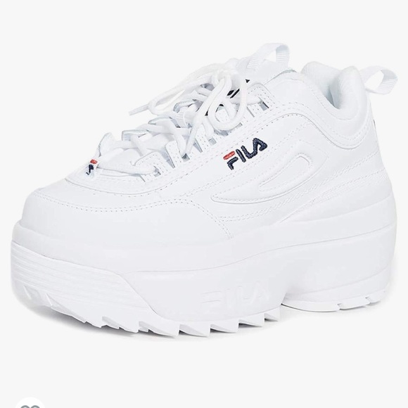 Fila Shoes Fila Disruptor Platform Wedge Athletic Shoes Us9 Eu4